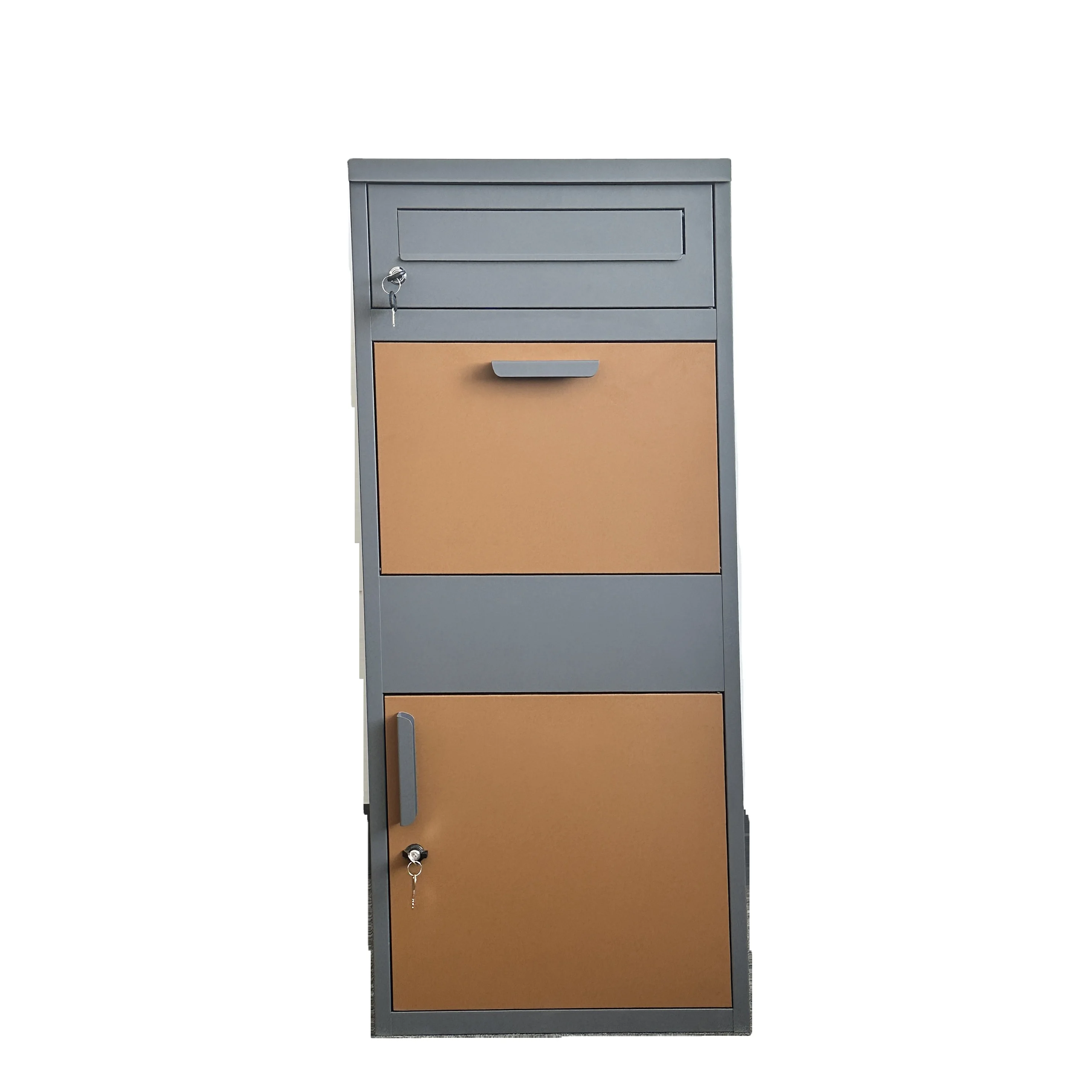 Outdoor Metal Post Box Mailbox Wall Mounted Outdoor KD Structure Courier Box Mail Letterbox Parcel Box For Outside