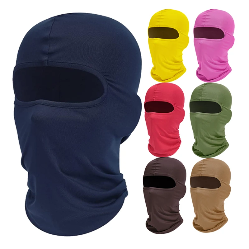 Manufacturer Personalizada Balaclava Custom Logo Printed Full Face Masks Skull One Hole Ski Mask Motorcycle Balaclava
