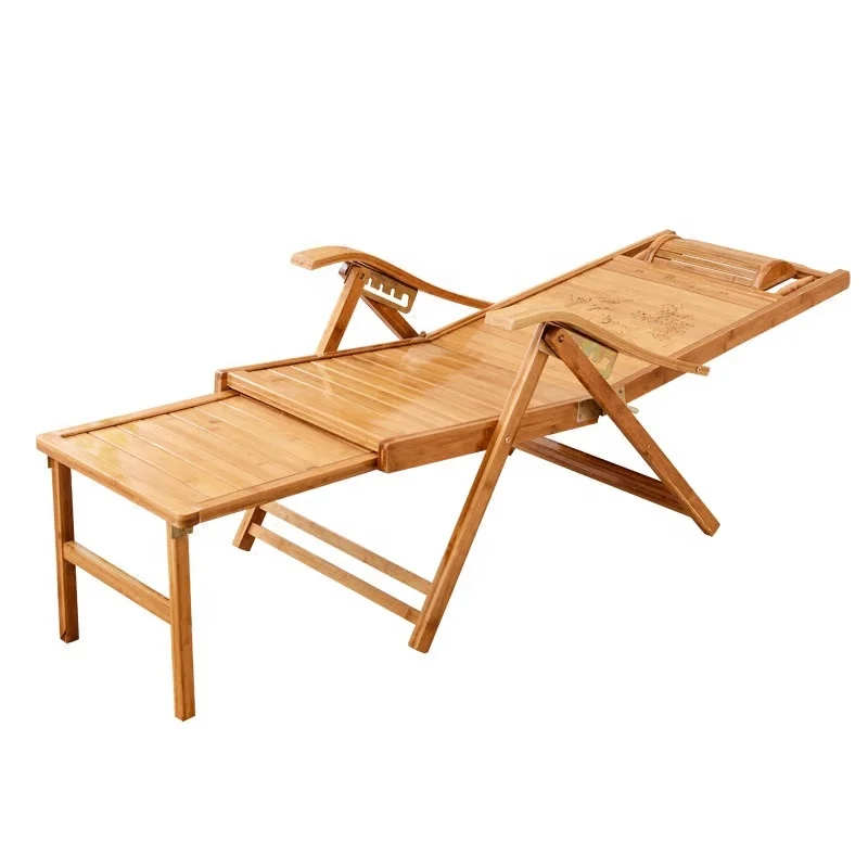 
Bamboo Folding lounge Chair Adjustable Reclining Chair, Relax Chair for Household Outdoor,Rocking Chairs for Adults 