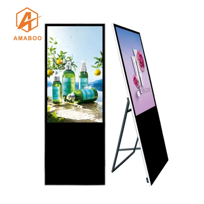 Outdoor LED screen sign digital sign advertisement of portable advertising machine