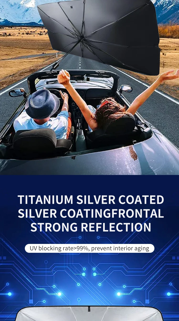 car umbrella sun shade cover