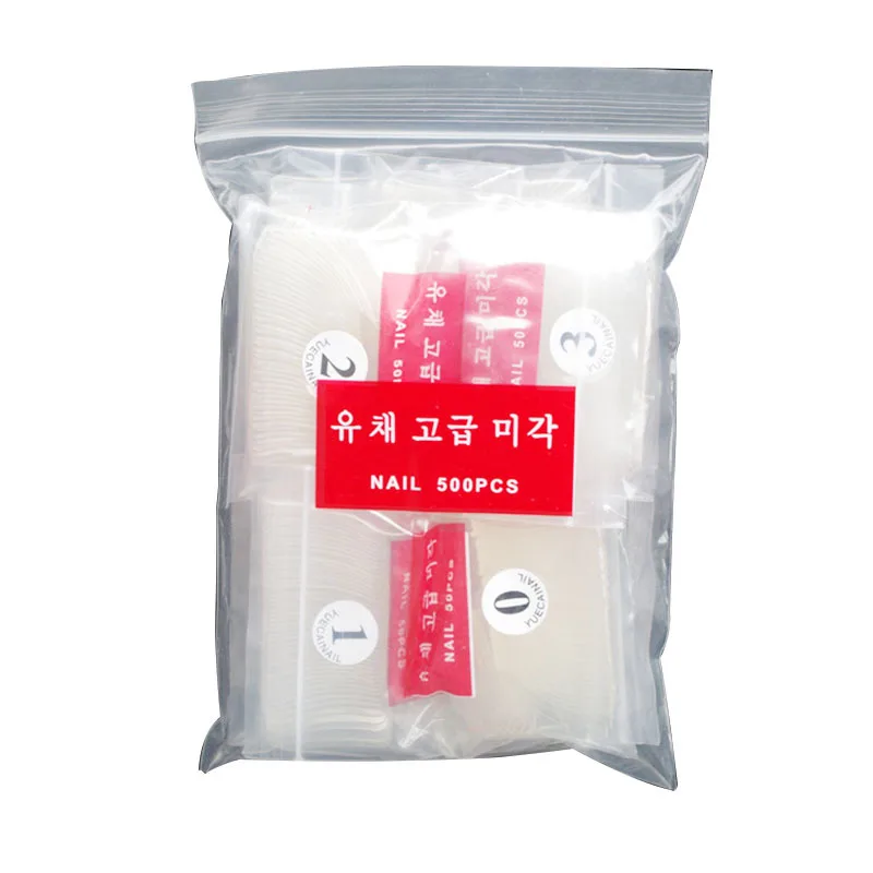 2022 New 500pcs/bag press on nails, fake nail press on, glitter press on nails for nail art