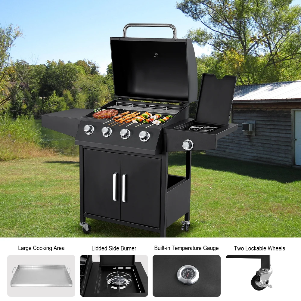 Wholesale Low Price Commercial Professional Gas Grill Family Party Barbecue Outdoor Kitchen Bbq Grill