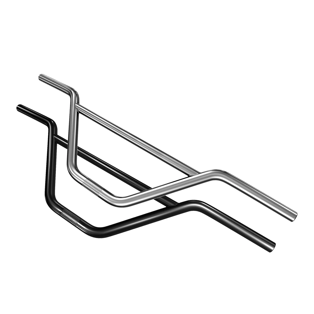 Funsea Bicycle Handlebar Wheelie Stunt Cruiser Big BMX Handle Bar Chromoly 4130 For 22.2mm Stem Cycling 740mm Black CP Zeus2