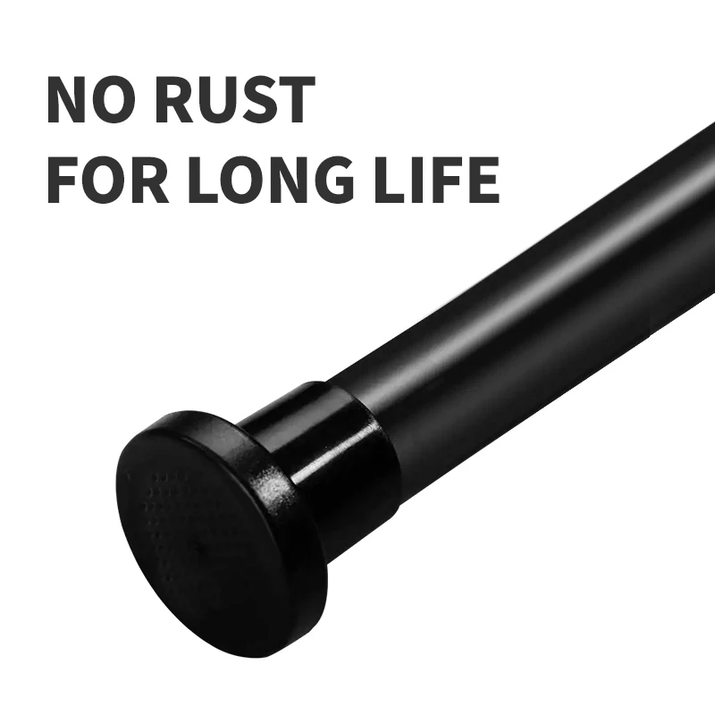 Китай, современная простота, не пробивается, легко устанавливается, 0,7-5,1 м, Выдвижной регулируемый карниз для штор