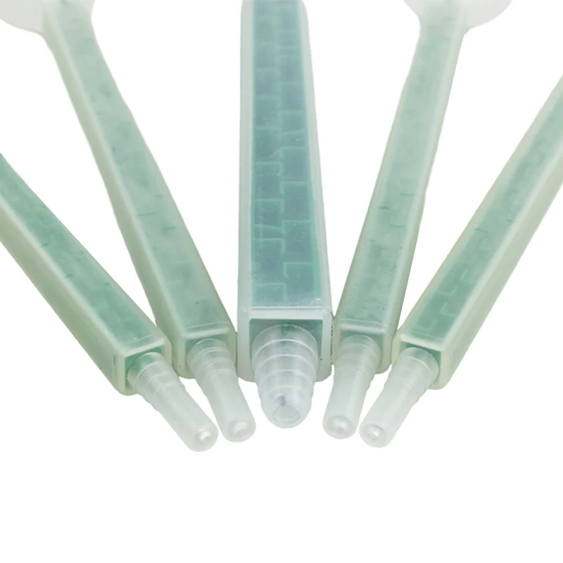 Square shape Round mouth thread mouth mixing tube Disposable mixing nozzle