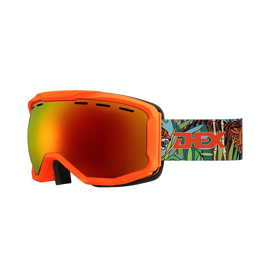 2022 new design Large vision goggles hologram ski goggles anti-fog anti-glare skiing goggles