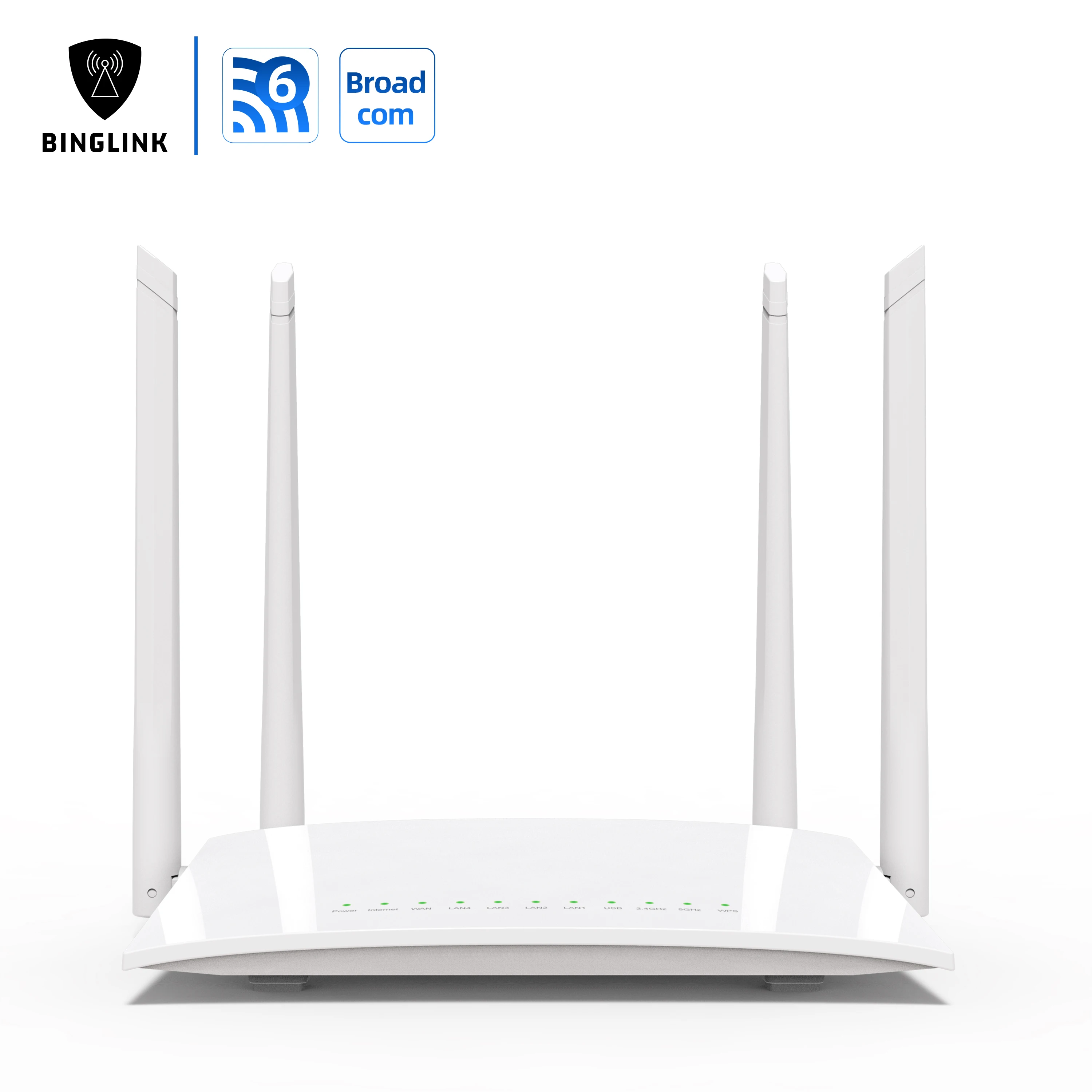 
Broadcom 4-Core 1800Mbps Dual-Band Gigabit mesh routers wifi 6 Home Wall-Penetrating King wireless router wifi repeater 