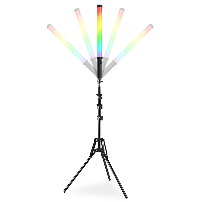 Handheld Light Wand RGB Wand Stick Photography Light 9 Colors for Photography Video Lighting TikTok Portrait