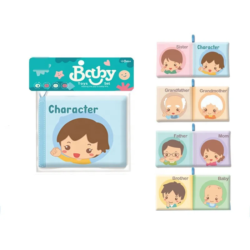 Top Seller Cognitive Montessori Early Educational Toys Book Baby Stroller Sensory Quiet Book Soft Cloth Books For Babies