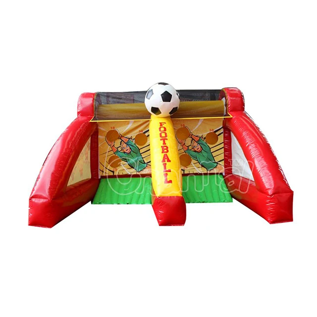 Inflatable Football Goal Portable Inflatable Football Shooting Target Post Gate Inflatable Soccer Shootout sport Game For party