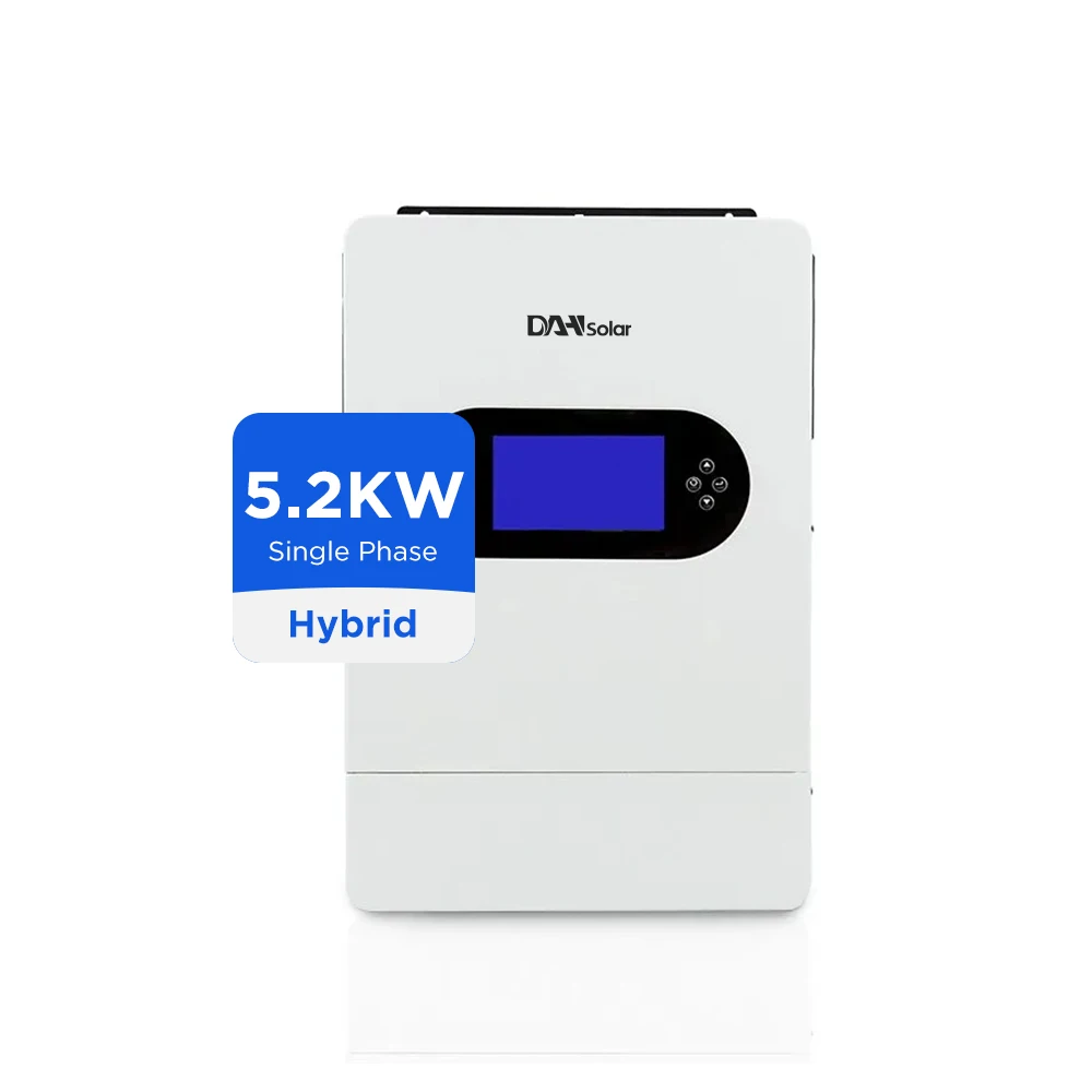 DAH 5200w Inversor Solar Single Phase 5.2kw Hybrid Inverter Solar with BMS
