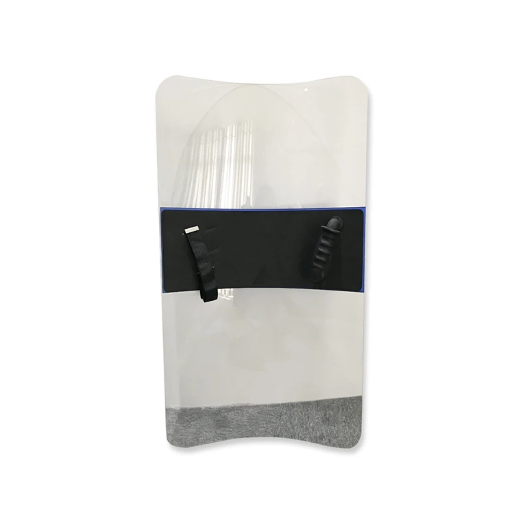 Portable light Impact Resistance Transparent handheld Riot Shield