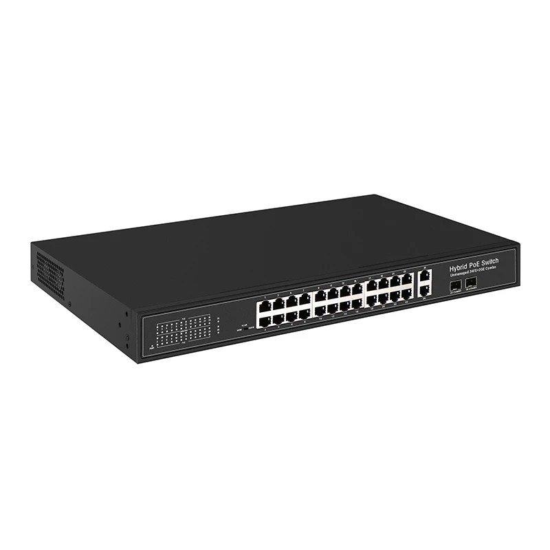 High Quality 24 port managed shop poe & voip soft switch