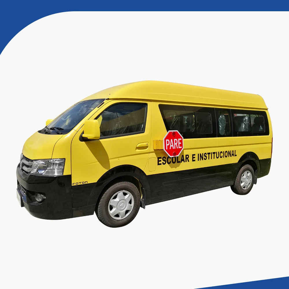 Cost Effective Foton View G7 12 15 Seats Passenger Van Mini School Bus For Sale