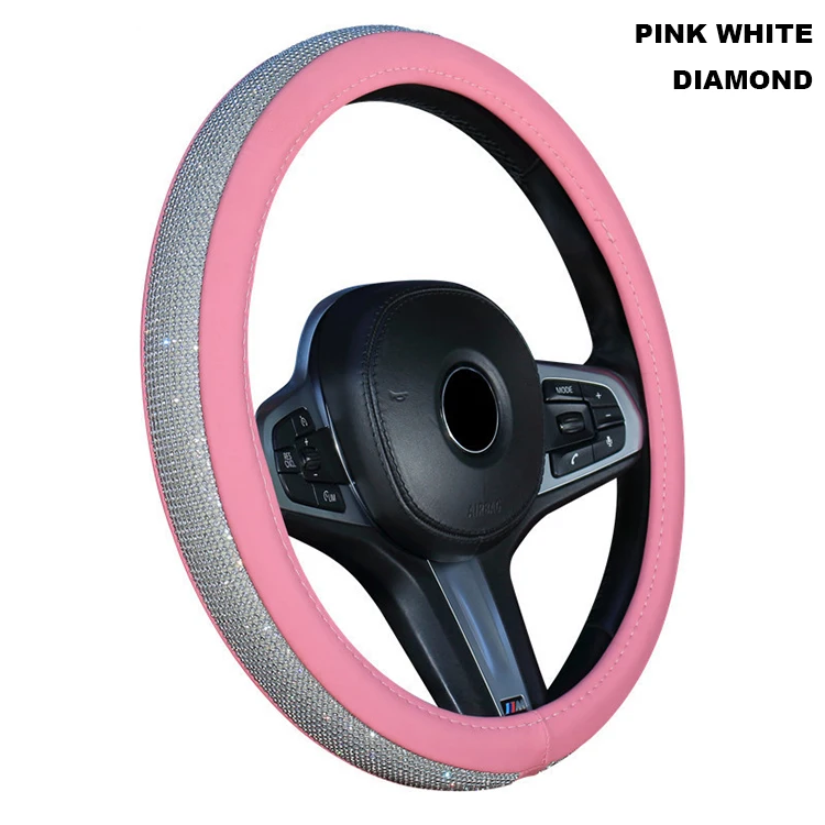 Чехол для руля автомобиля со стразами, 38 см * 8,2 см