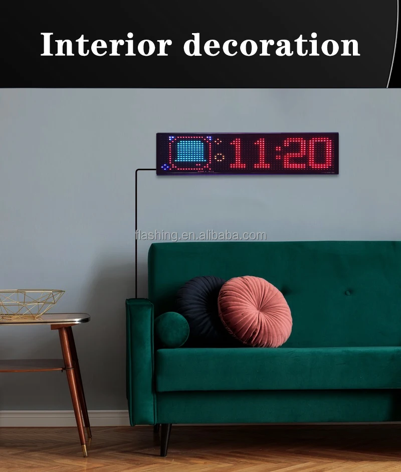 Newest EL Glow FlexLED With Remote Programmable Messages Scrolling LED Sign Display for Cars Digital Display