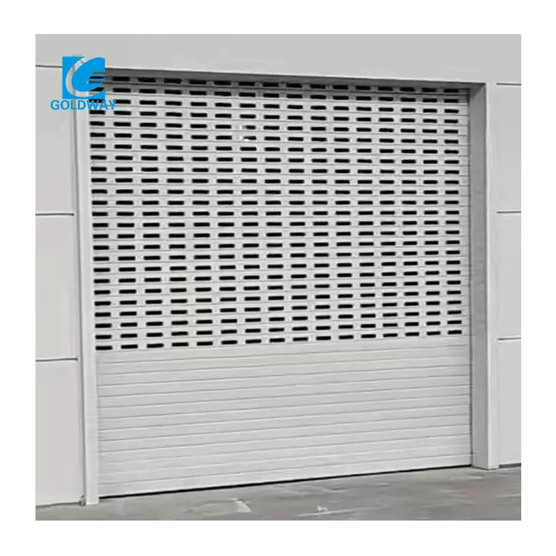 Automatic Ventilation Door Garage Door Perforated Roller Shutter Door