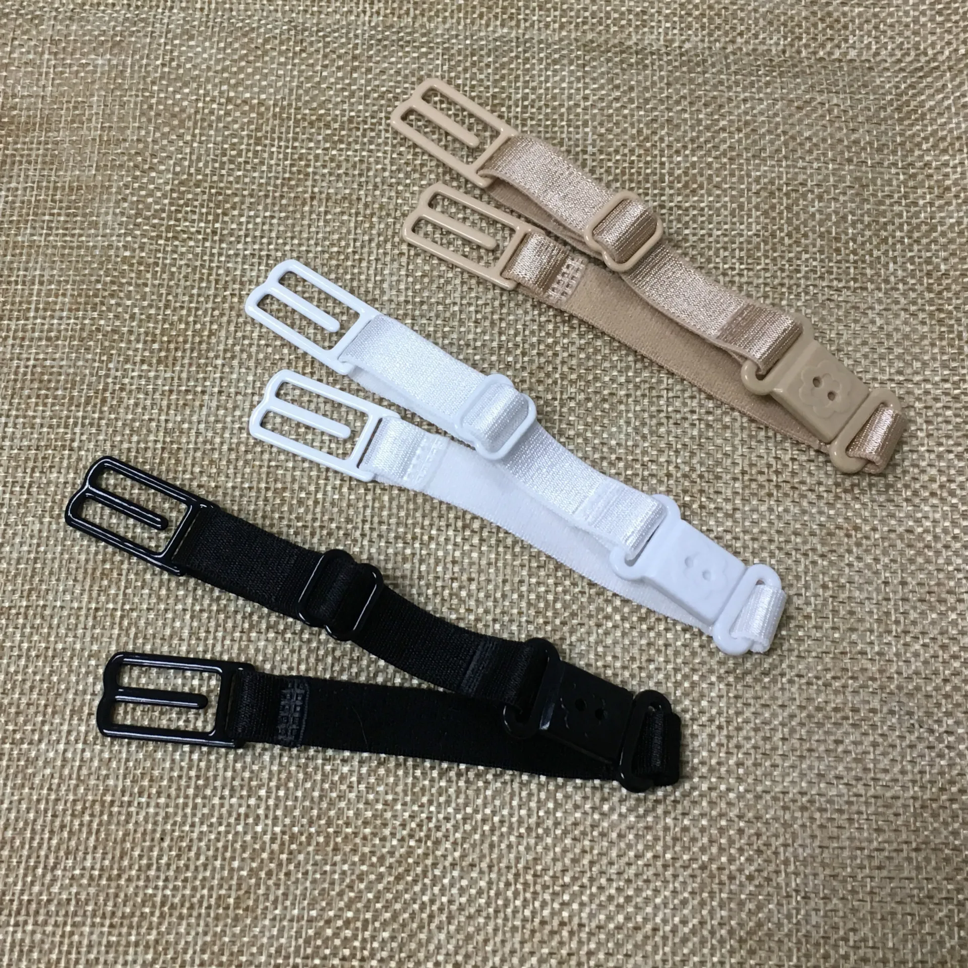 Manufacturer Fitted Elastic Nylon Rubber Custom Length 10 mm Bra Tape Shoulder Strap For Pretty Underwear Bra