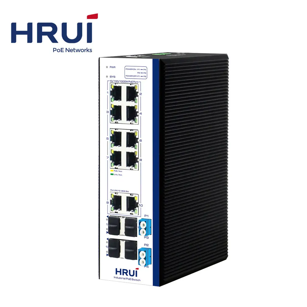 НОВЫЙ 2 5G SFP полный гигабитный управляемый промышленный BT 90W отключение POE Ethernet