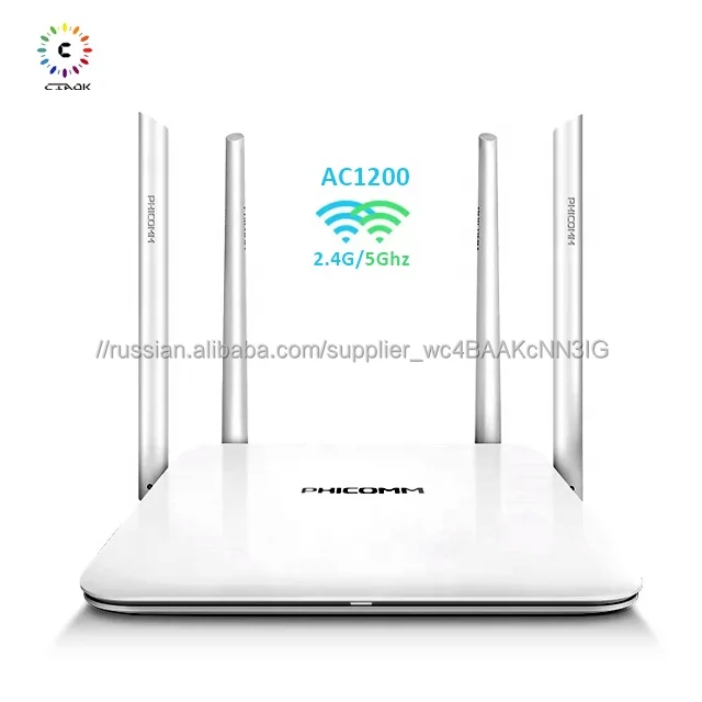 Большой бренд PHICOMM K2 маршрутизатор английская версия 4 антенны WiFi 1167Mbp 1167 Мбит/с 802.11ac b/g/n WIFI двухдиапазонный 2,4G/5G поддерживает приложение