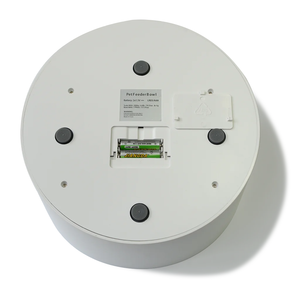 
Intelligent electronic bowl pet food weighing scale 