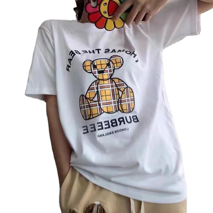 High quality Luxury Designer Tshirts For Men Women Summer T Shirt 100% cotton Famous Brand T-Shirt Fashion O Neck Tee Shirts