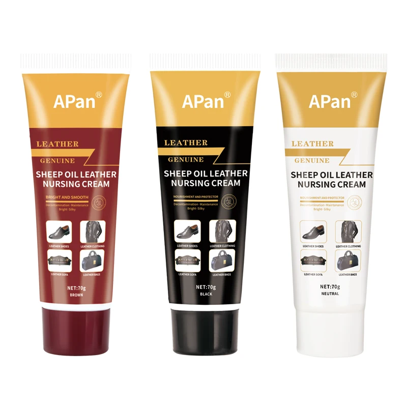 Leather Shoes Maintenance Brown Black White Fast Shine  Complementary Color Shoe Cleaner  Shoe Polish Nursing Care Cream
