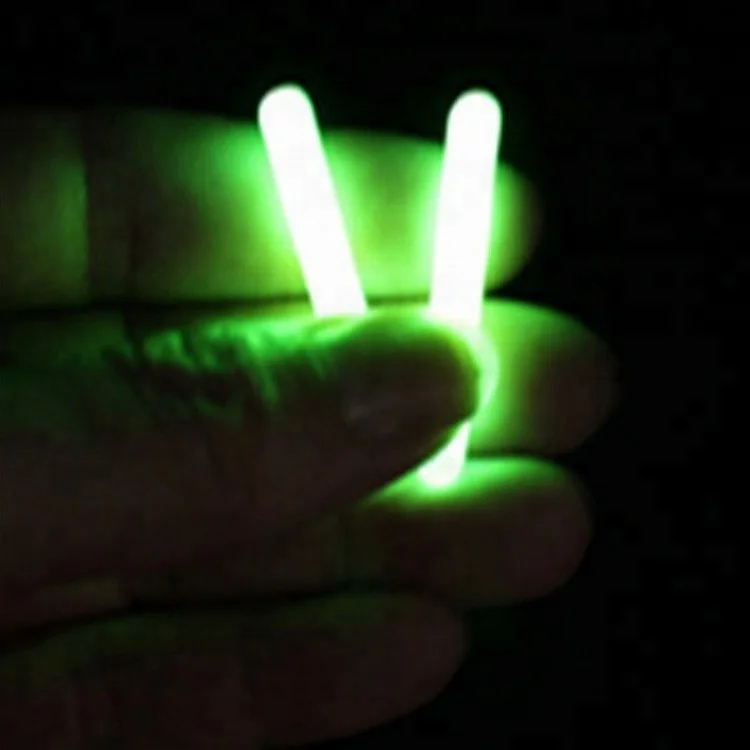 7.5*75mm powder fishing light stick 4.5*37mm glow stick customize