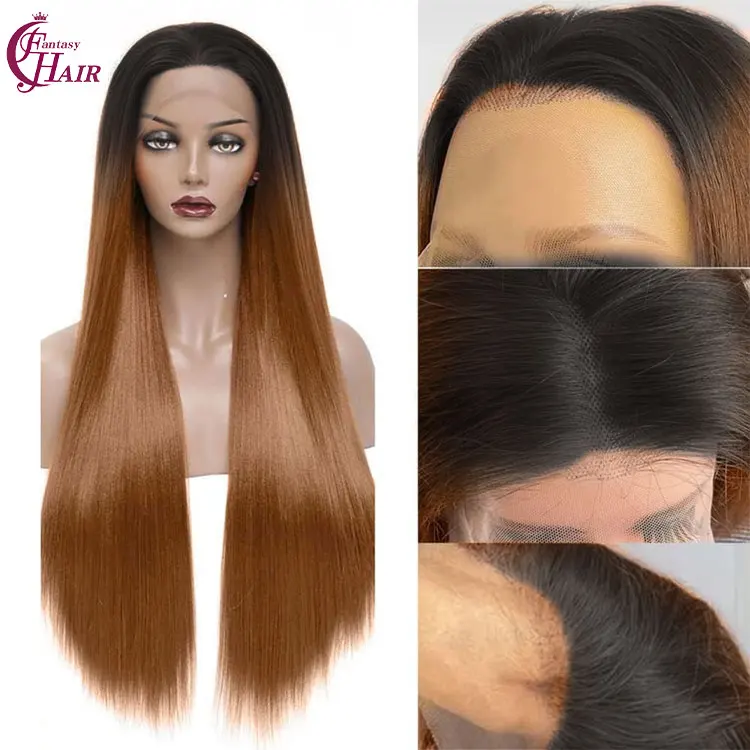 FH Double Drawn Brazilian Human Hair Wigs Vendor 1b-30# Straight Glueless 4x4 Lace Front Raw Vietnamese Wigs For Black Women