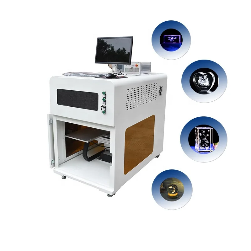 3d Crystal Photo Engraving Machine Laser Marker Price Laser Engrver For Personalized Custom 3w Engraved Inside 3w
