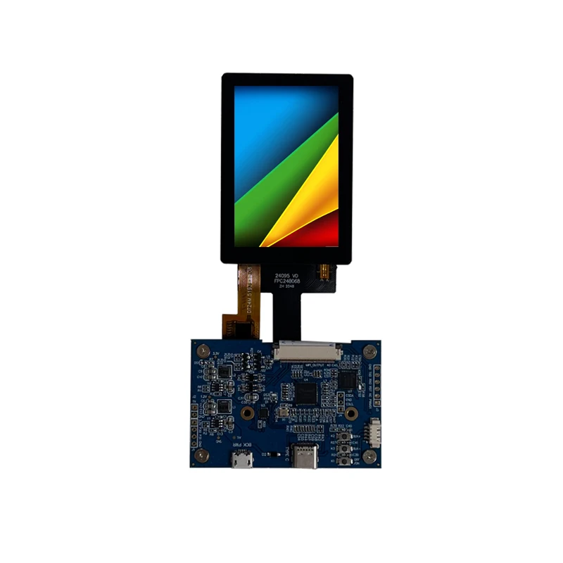 2.4 inch 480*640 680nits High resolution Type-C interface tft display with touch panel