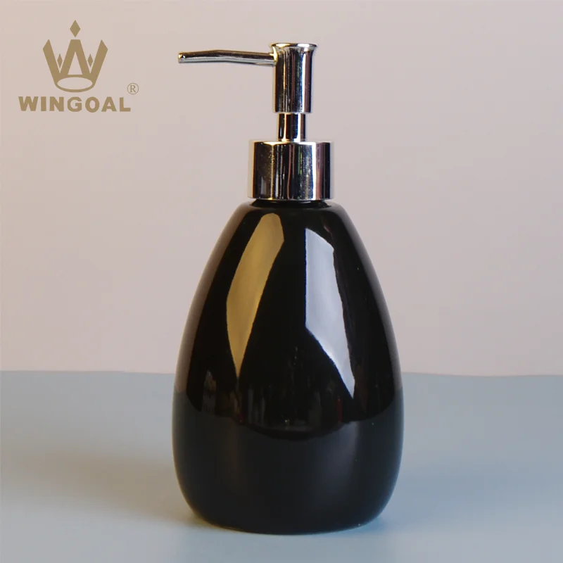 European embossed white porcelain hand sanitizer bottle 280ml wholesale bathroom embossed white porcelain press bottle wholesale