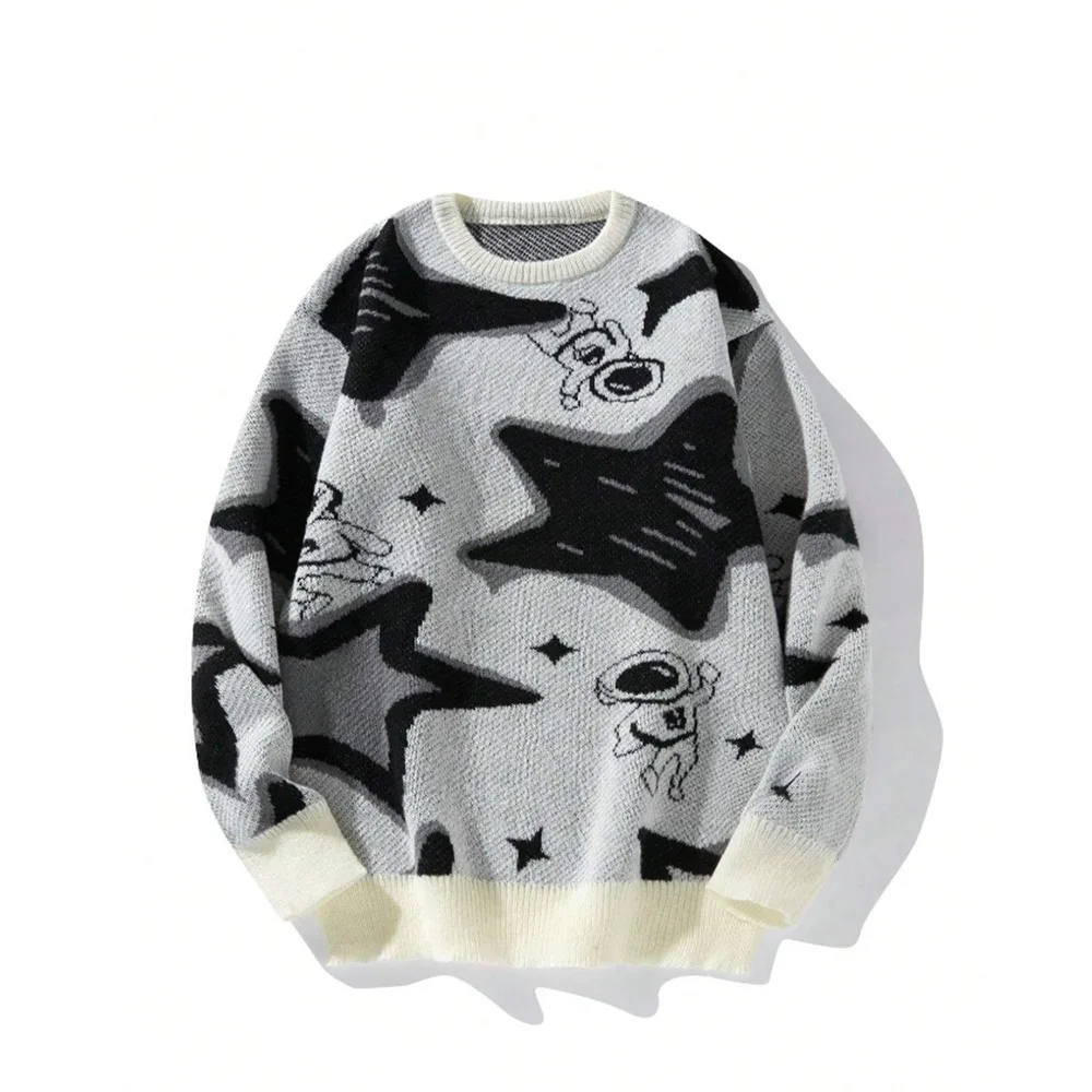 2024 Fashion loose long-sleeved youth commuter casual and comfortable sweater