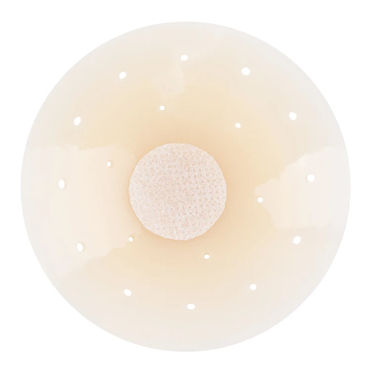 Breathable Invisible Silicone Nipple Cover Reusable Adhesive Seamless Solid Nipple Pasties Cover