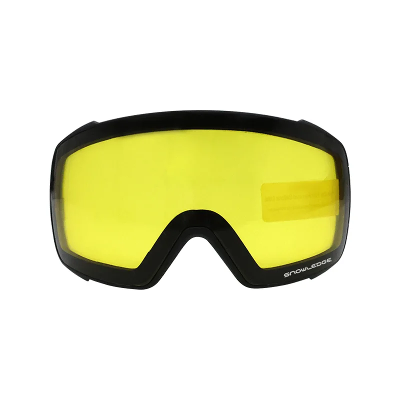 sports eyewear lens New design interchangeable magnetic PC magnetic lens ski goggles spherical anti fog sunglasses lens
