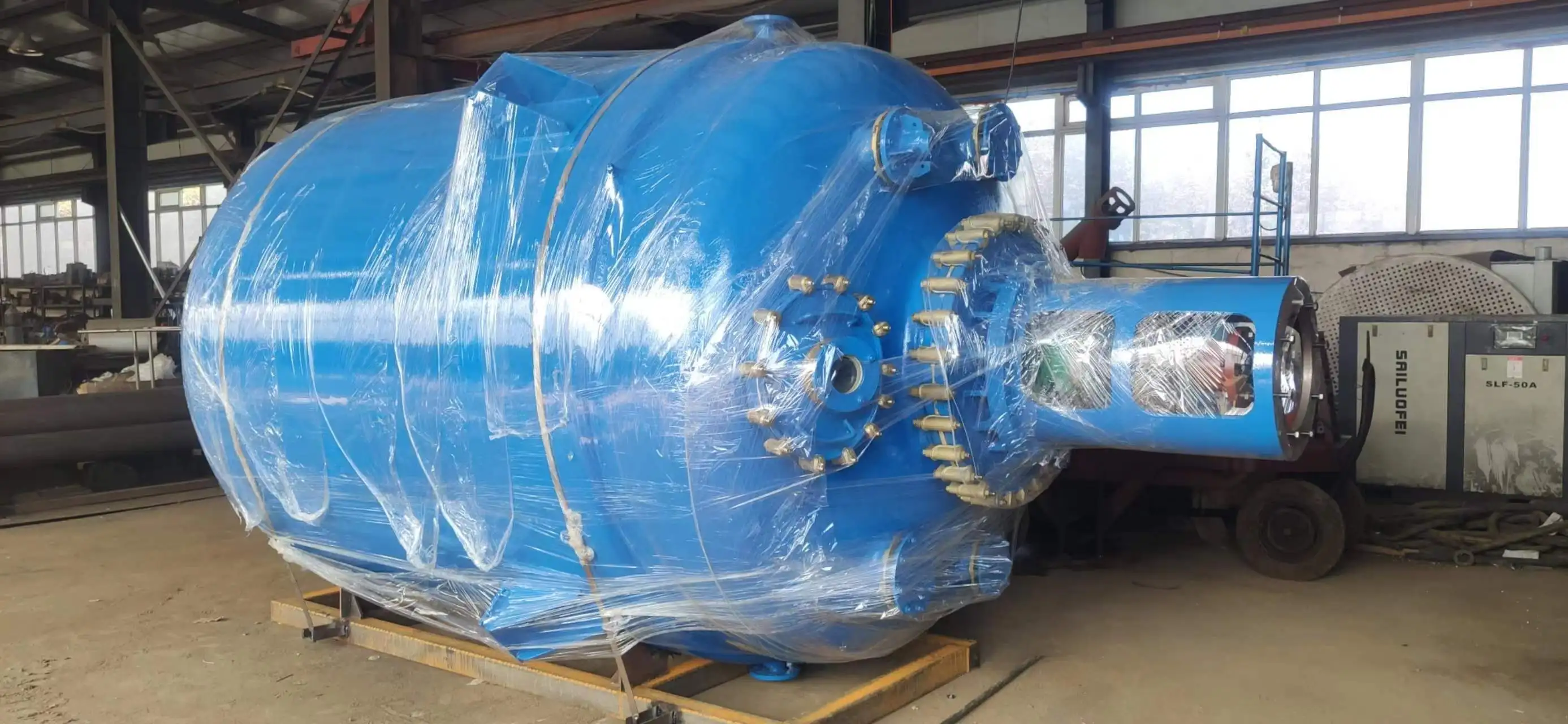 steam heating Glass lined reactor steam jacketed reactor steam heating reactor