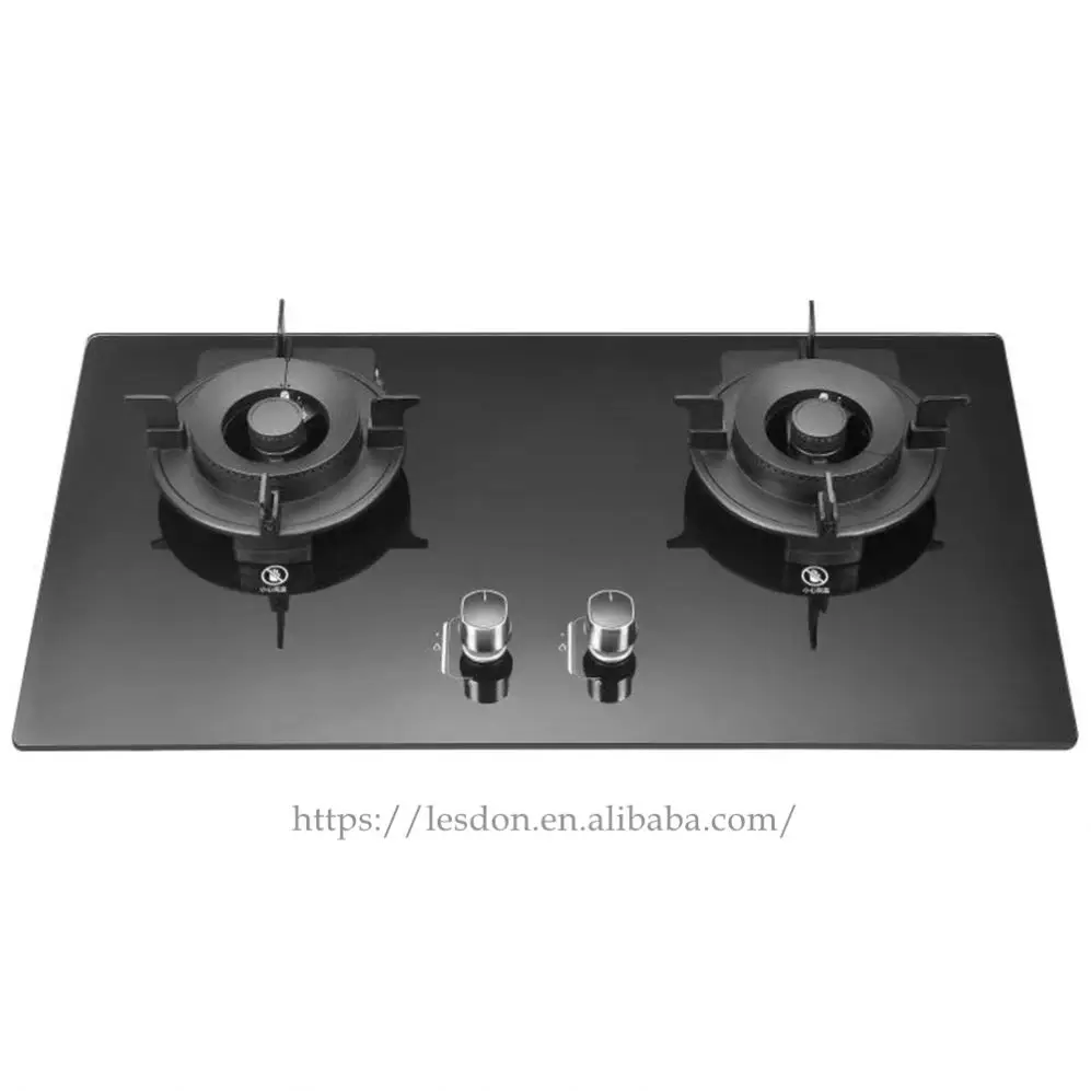 Reversible burner magic dish stove LPG household double gas stove