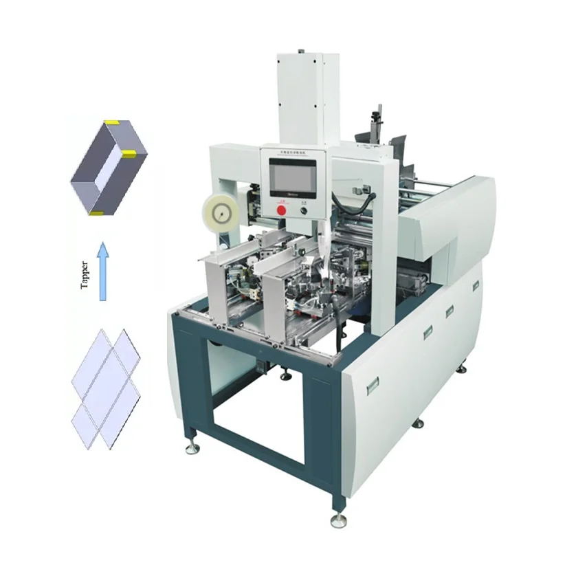 Zomagtc automatic corner pasting machine rigid box corner pasting machine