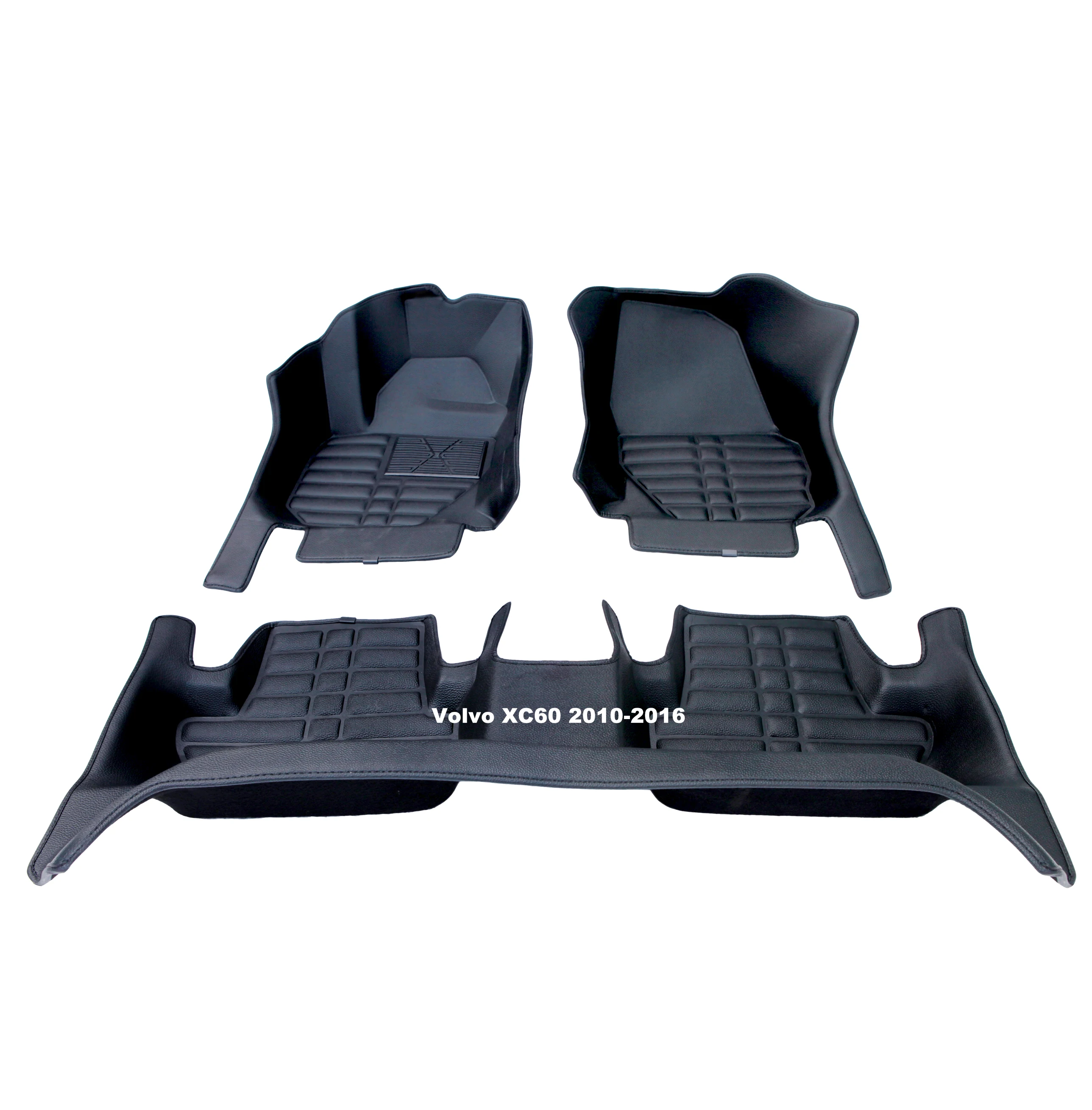 High quality Waterproof Easy cleaning Leather 5d Foot Mat Car For Volvo Xc60