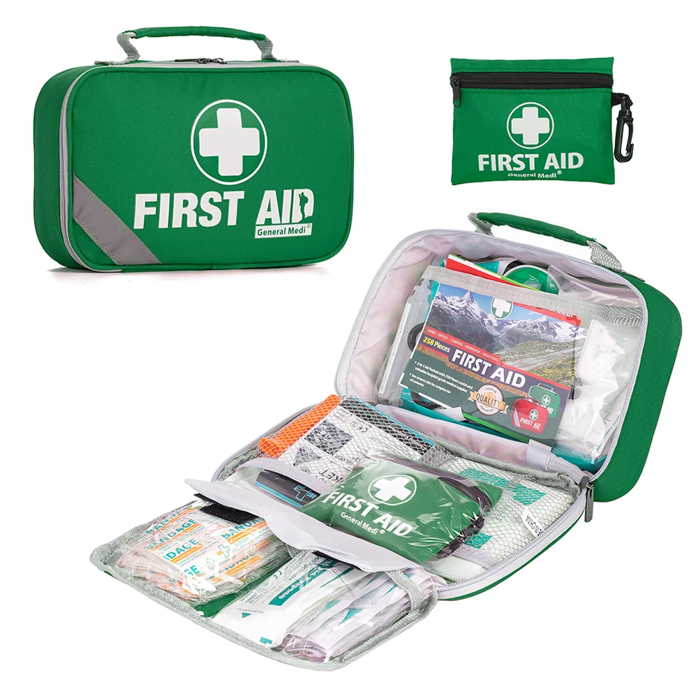 DIN 13169 Eco-Friendly Wholesale First Aid Medical Kit Emergency Care Kit for Car Home