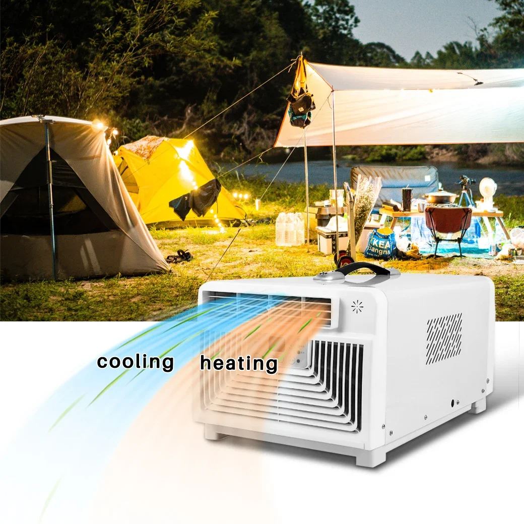 New Camping Tent Air Conditioner Low Noise Portable Air Conditioning for Bedroom Kitchen Motorhome Camper Van Truck Portable