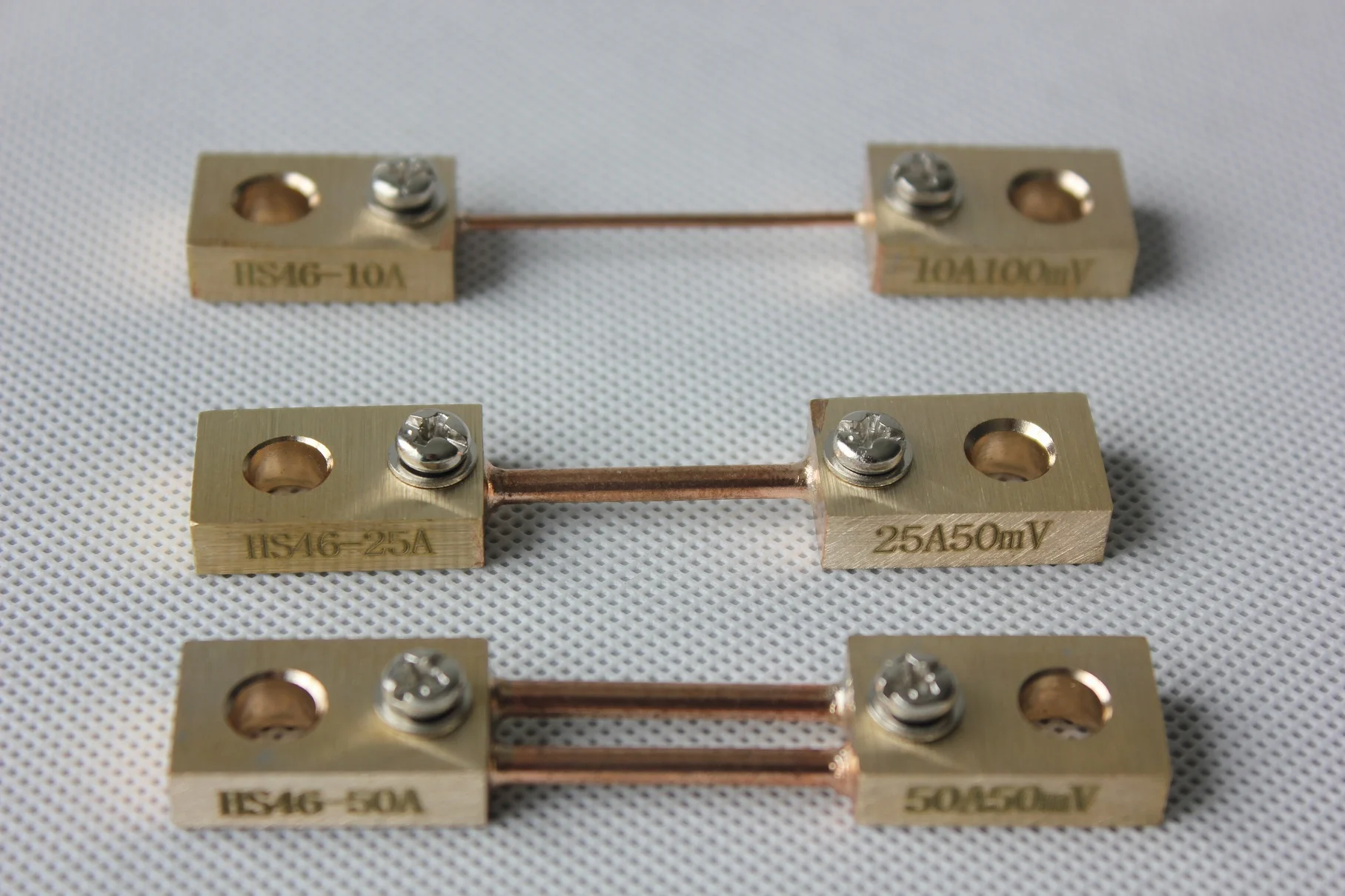 50A/50mV Manganin Copper DC Shunt 0.5 Class Measuring Shunt Resistor for Analog Ammeter