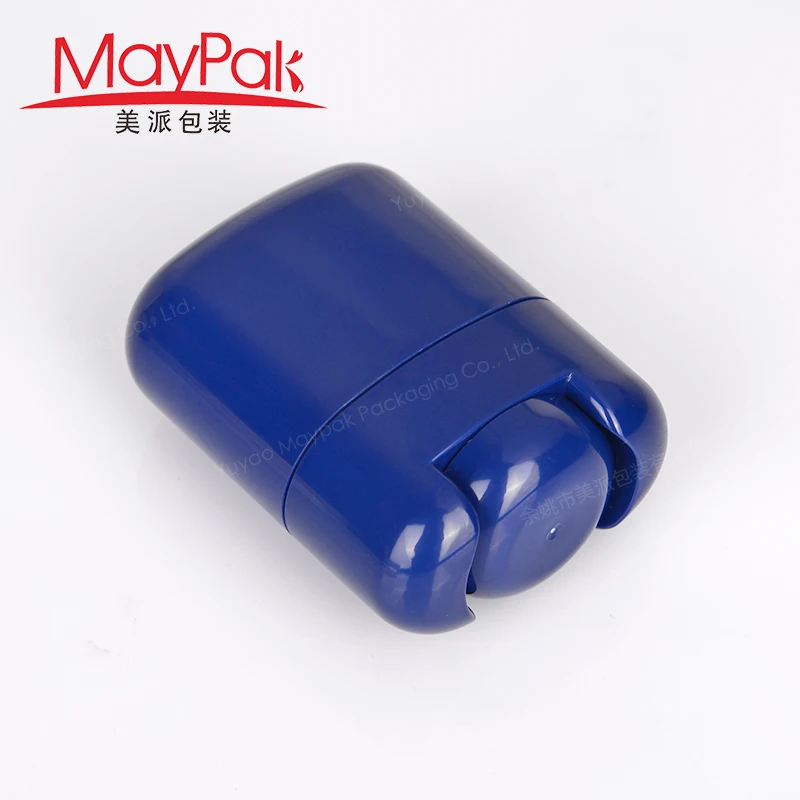 Wholesale 35ml 35g Oval Shape Plastic ABS PP PCR Mens Colorful Cosmetic Twist Up Refillable Stick Deodorant Container Packaging