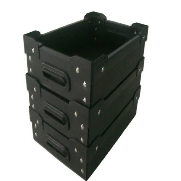 ESD pp Corrugated Plastic Electronic Components Storage Box