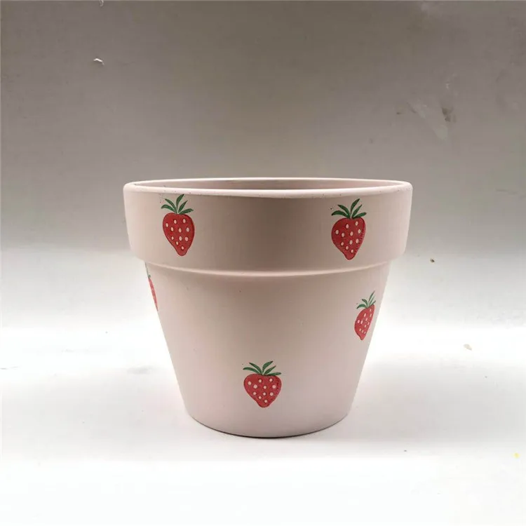 Горшок для клубники цветов терракотовый горшок растений с отверстиями глиняные горшки суккулентов
