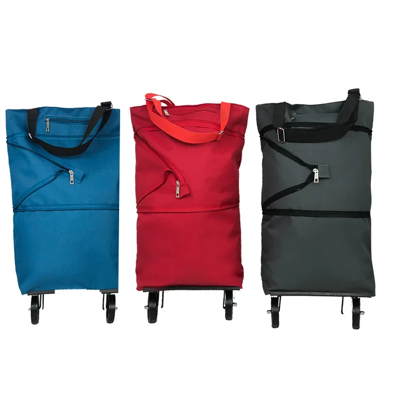 Newest Design Foldable Cheap Removable Shopping Cart Shopping Cart Trolley Bags Portable Shopping Cart
