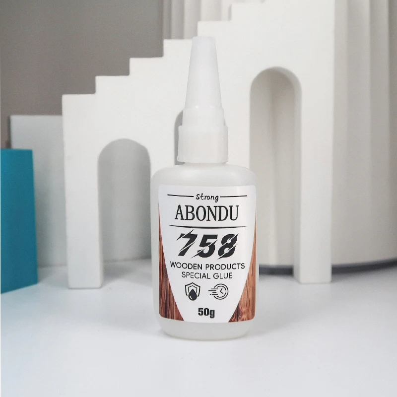 Good Bonding Strength High Viscosity Water-based Waterproof Glue for Wooden Products 758 Wood Super Glue
