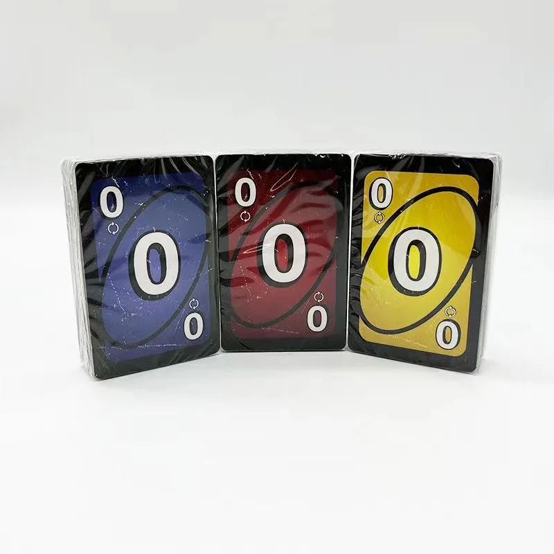 168PCS Classic Uno-s no Mercy Skip bo Flip PLUS Poker Thickened Paper Full Range Party Playing UNOS Cards Game for Kids Adults