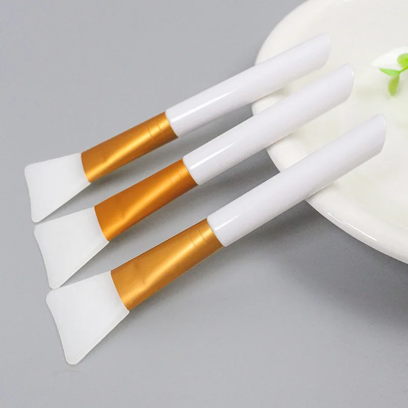 Free Custom Logo Cosmetic Makeup Tool Facial Mask Applicator Brush Silicone Face Mask Brush